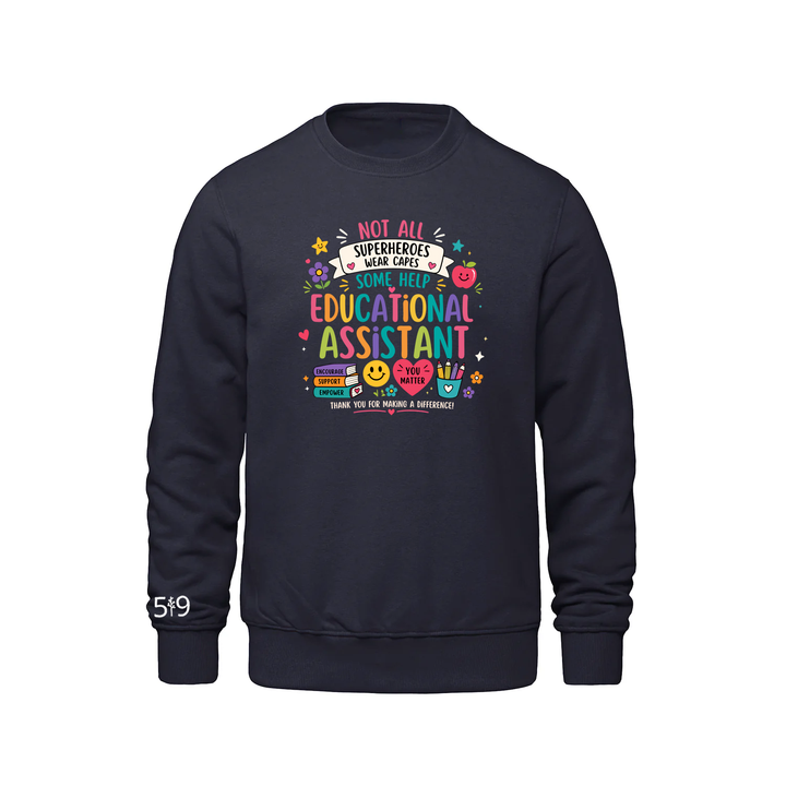 EDUCATIONAL ASSISTANT HERO CREW (UNISEX)