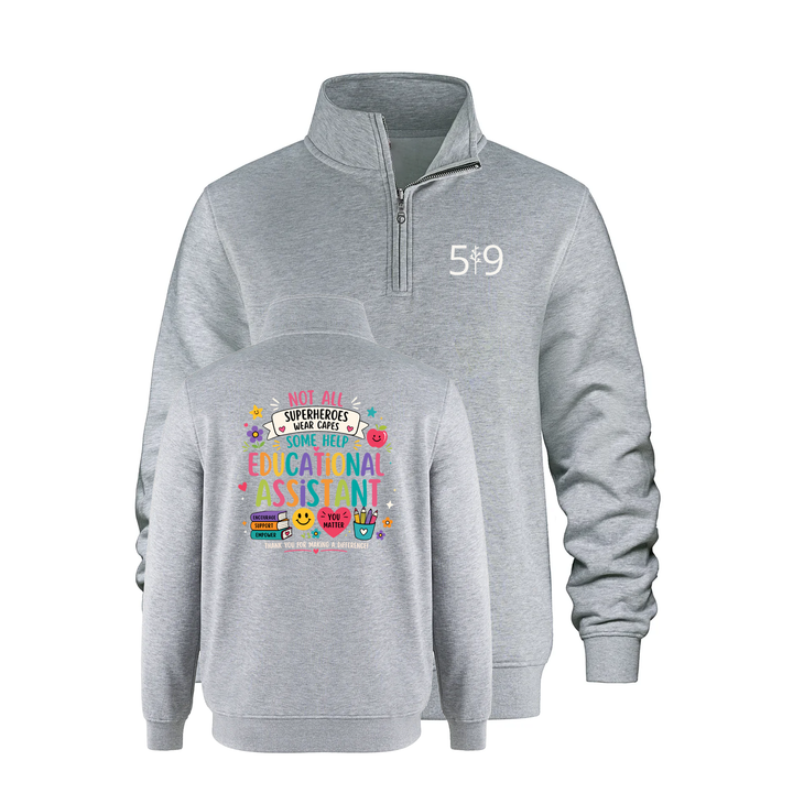 EDUCATIONAL ASSISTANT HERO 1/4 ZIP (UNISEX)