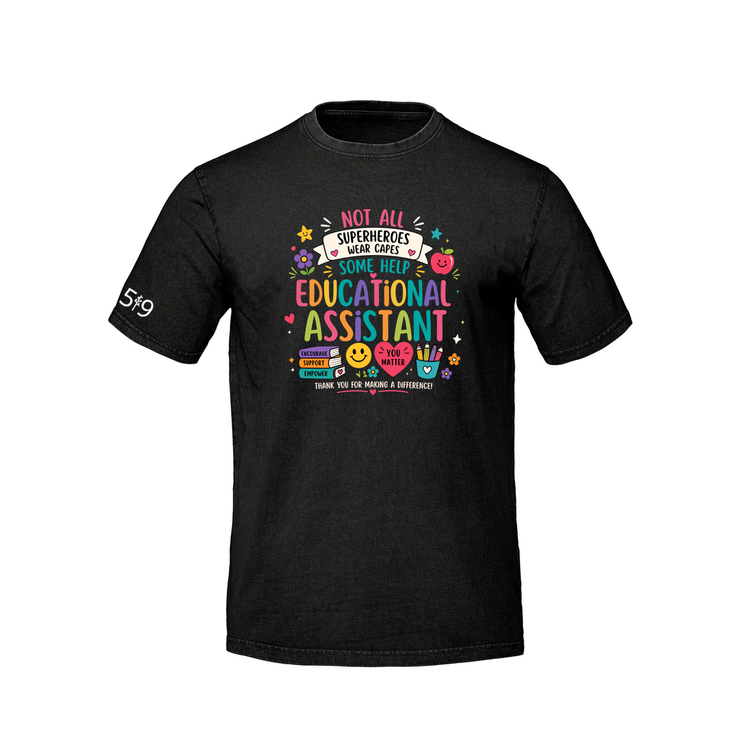 EDUCATIONAL ASSISTANT HERO RETRO TEE (UNISEX)