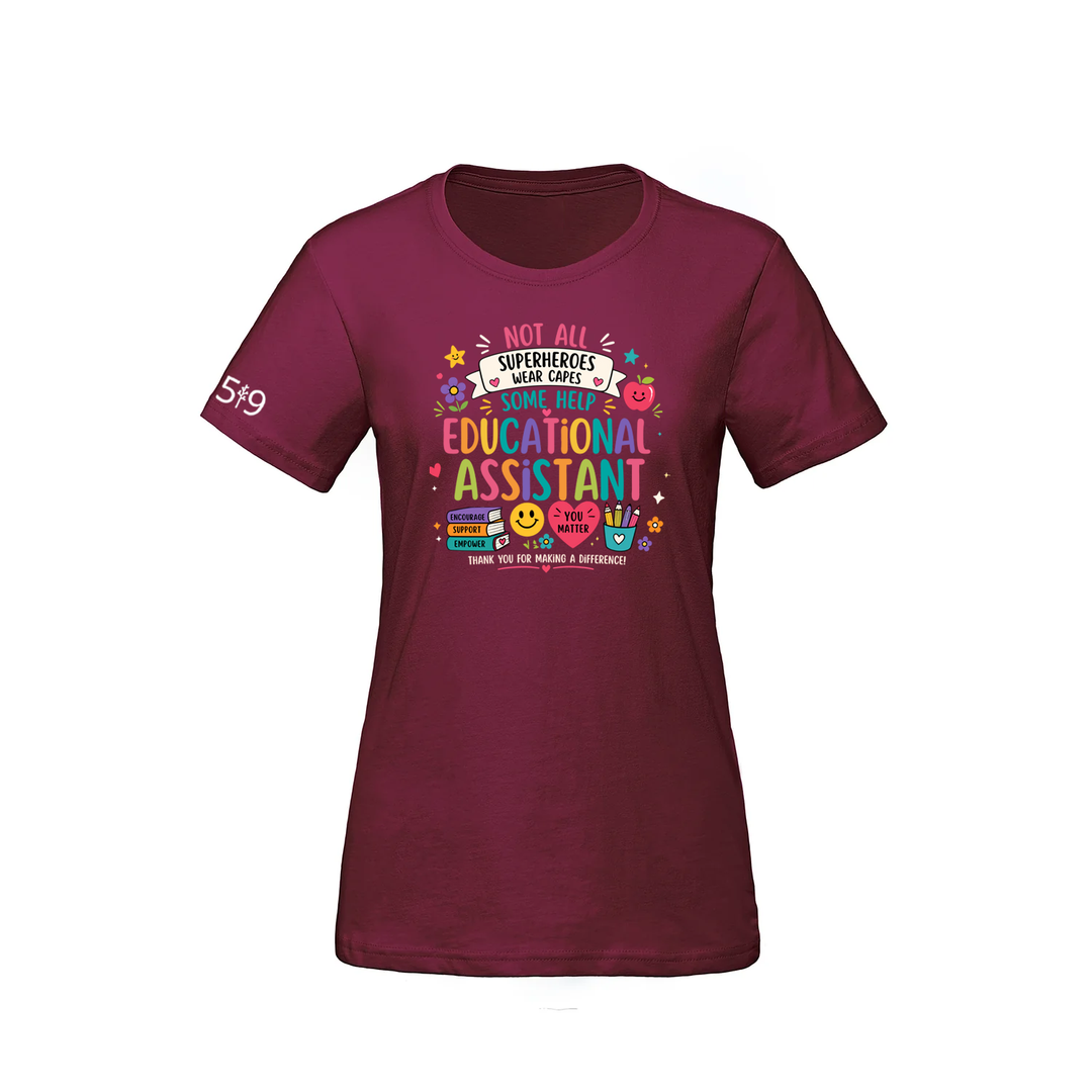 EDUCATIONAL ASSISTANT HERO TEE (WOMENS)
