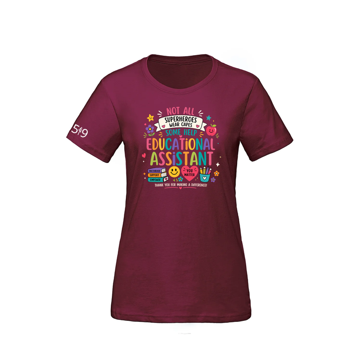 EDUCATIONAL ASSISTANT HERO TEE (WOMENS)
