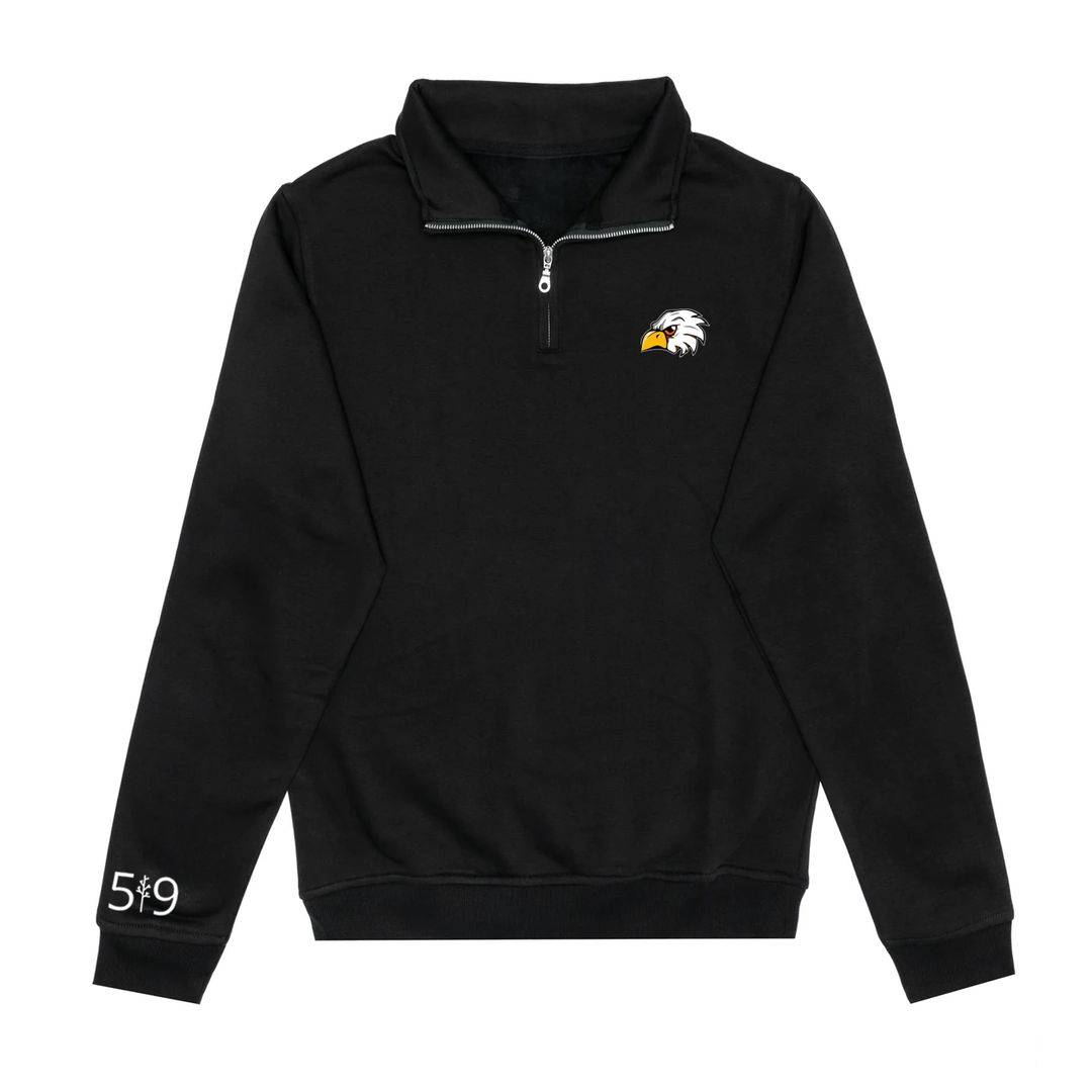 EKCOE EAGLES EMBROIDERED 1/4 ZIP (YOUTH)