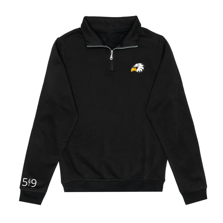 EKCOE EAGLES EMBROIDERED 1/4 ZIP (YOUTH)