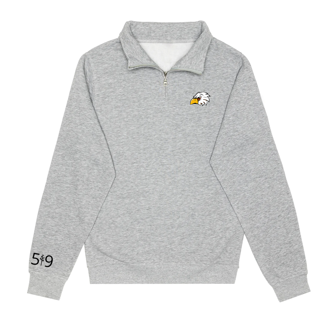 EKCOE EAGLES EMBROIDERED 1/4 ZIP (YOUTH)