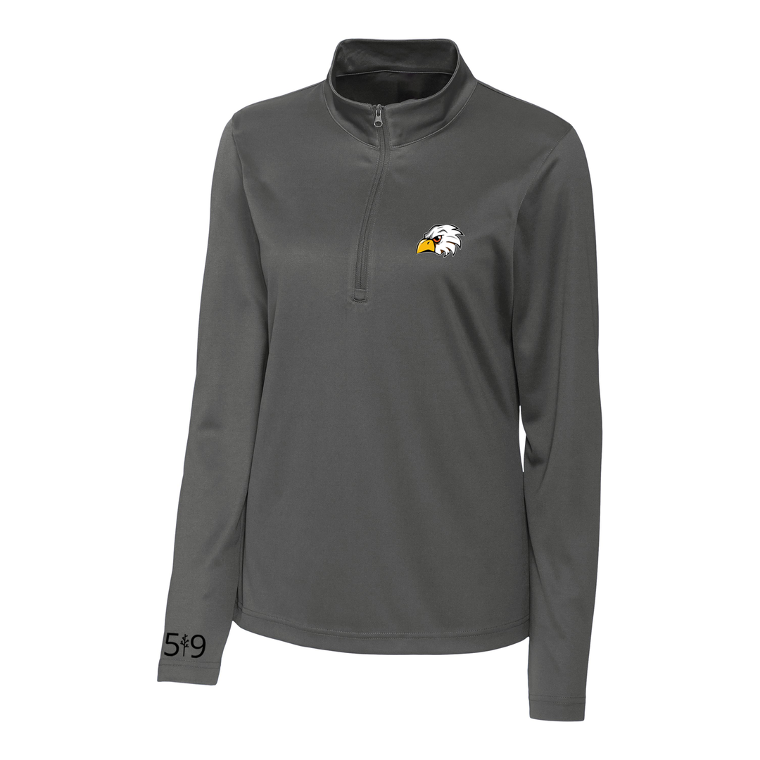 EKCOE EAGLES EMBROIDERED ATHLETIC 1/4 ZIP (WOMENS)