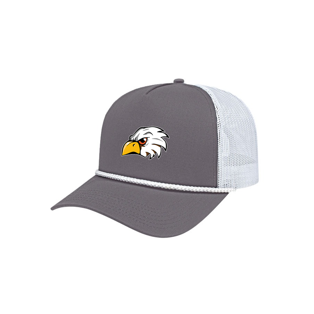 EKCOE EAGLES EMBROIDERED ROPE TRUCKER CAP