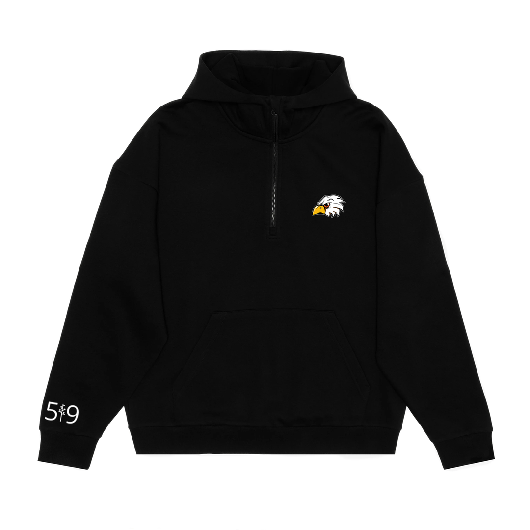 EKCOE EAGLES EMBROIDERED SCUBA 1/2 ZIP (UNISEX)