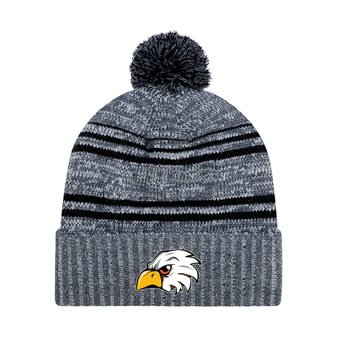 EKCOE EAGLES EMBROIDERED POM-POM TOQUE