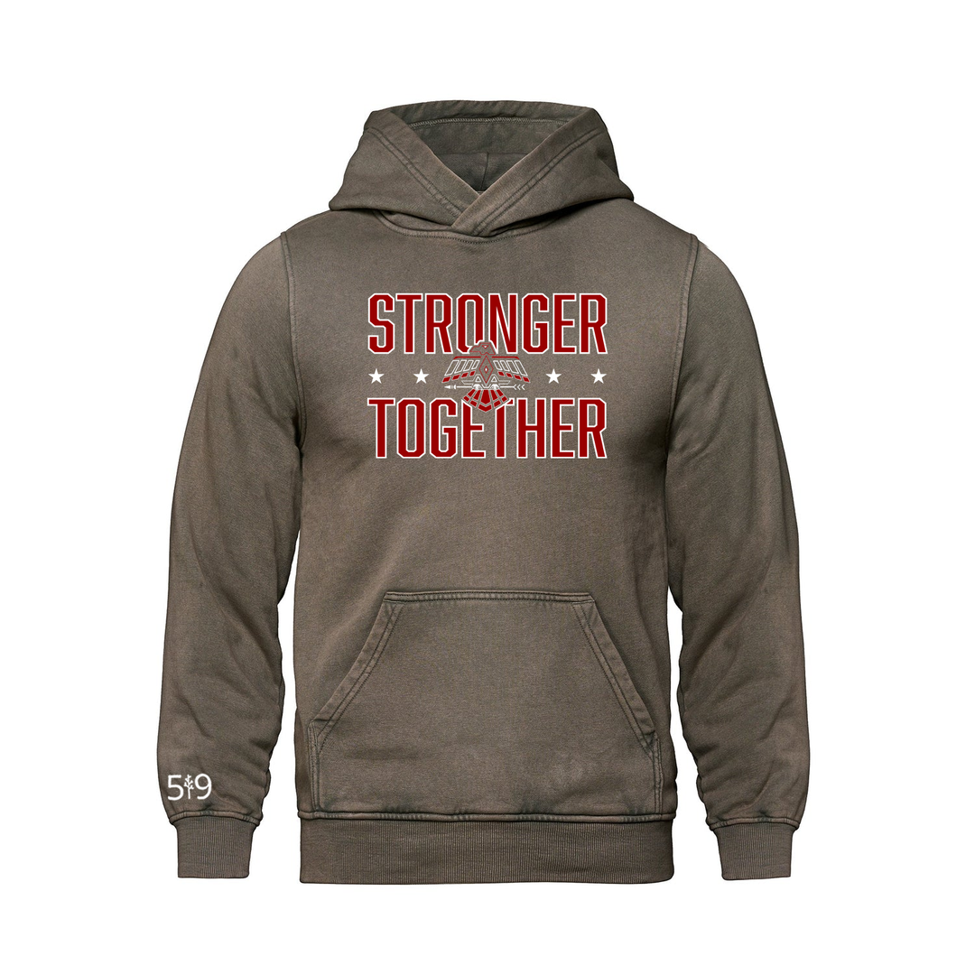EMILY CARR STRONGER TOGETHER RETRO HOODIE (UNISEX)