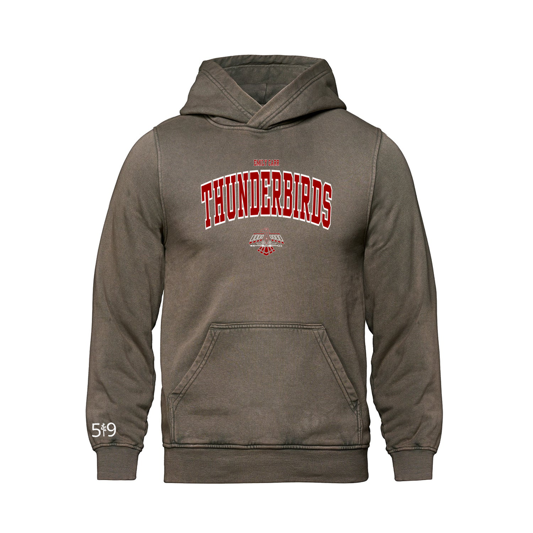 THUNDERBIRDS VARSITY RETRO HOODIE (UNISEX)