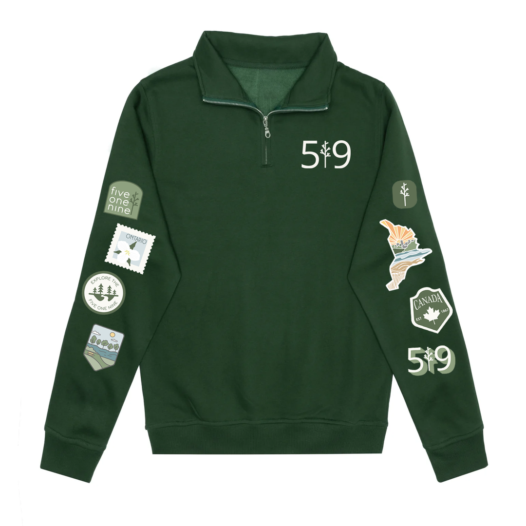 EXPLORE THE 519 1/4 ZIP (UNISEX)