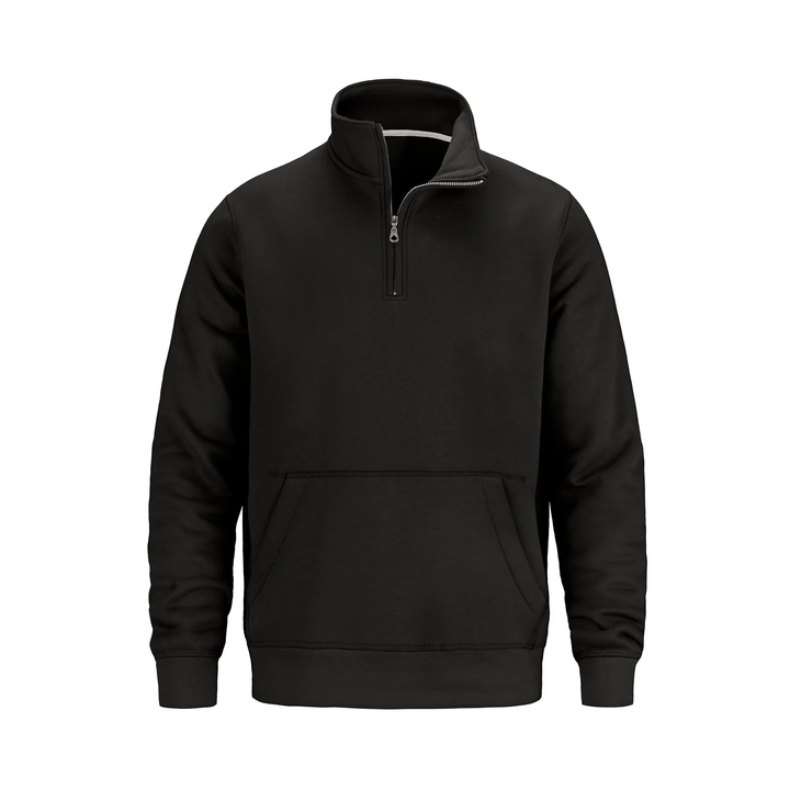 1/4 ZIPS W/ POUCH POCKET (UNISEX)