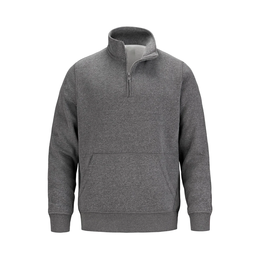 1/4 ZIPS W/ POUCH POCKET (UNISEX)