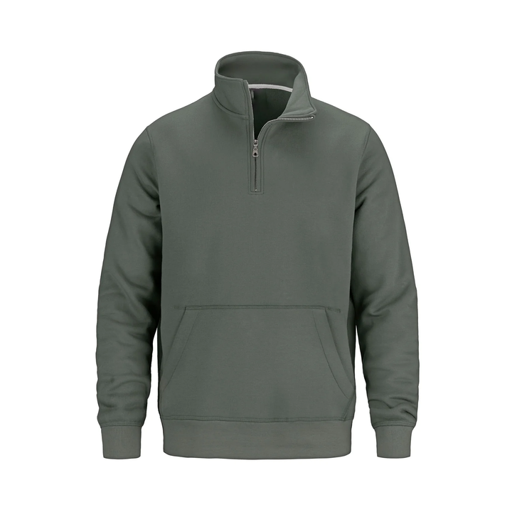 1/4 ZIPS W/ POUCH POCKET (UNISEX)