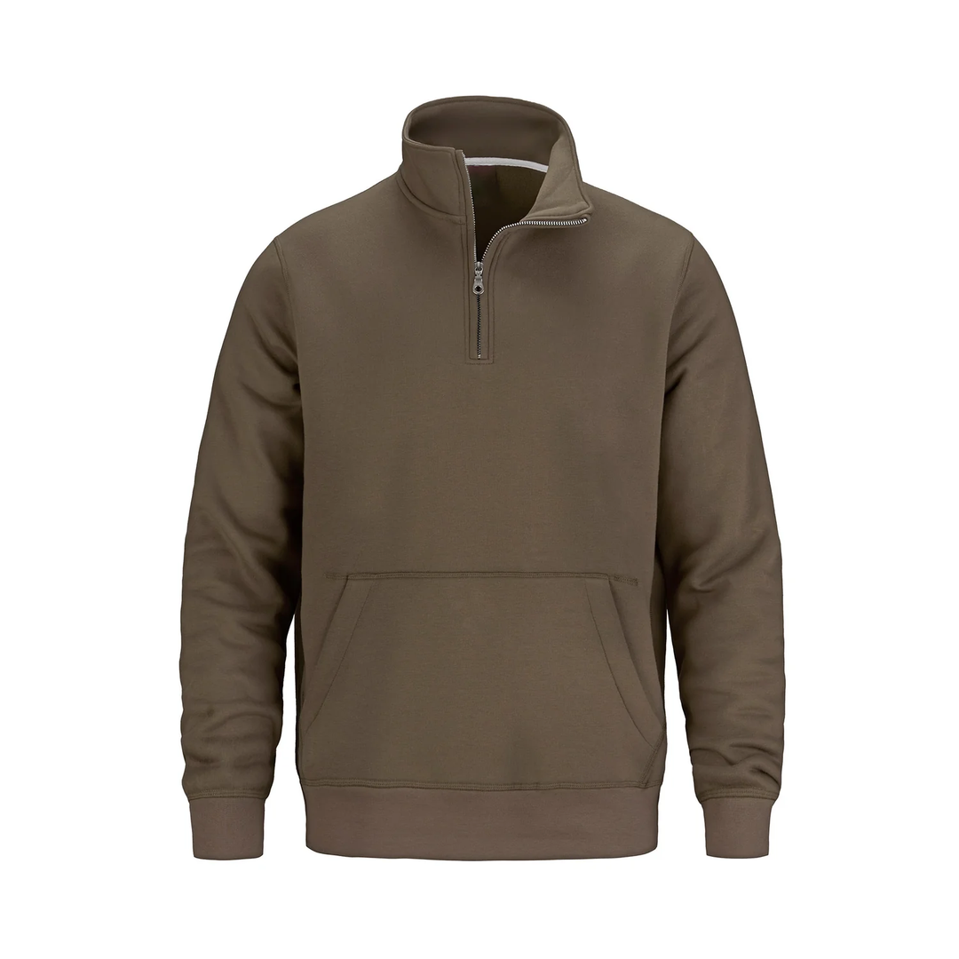 1/4 ZIPS W/ POUCH POCKET (UNISEX)