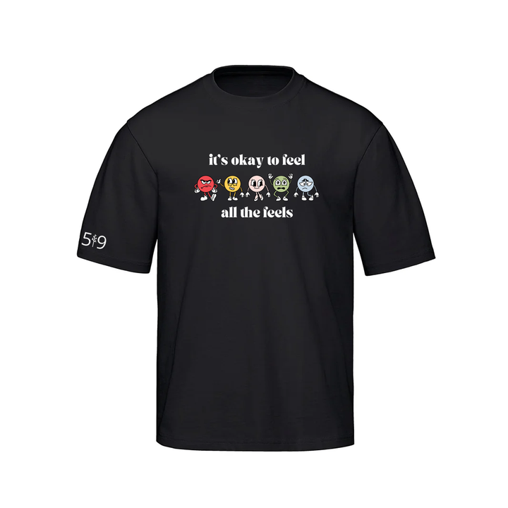ALL THE FEELS OVERSIZED TEE (UNISEX)