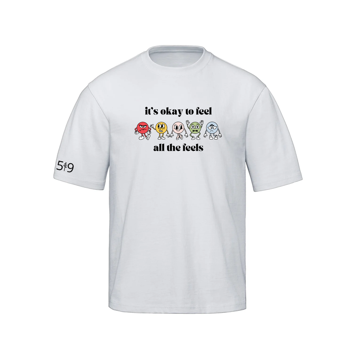 ALL THE FEELS OVERSIZED TEE (UNISEX)