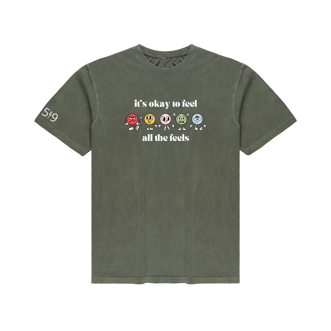 ALL THE FEELS VINTAGE TEE (UNISEX)