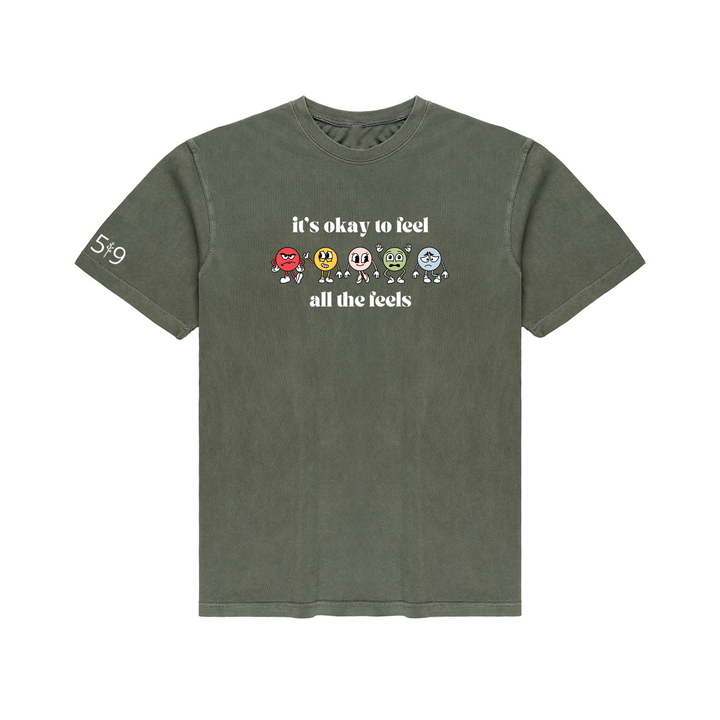 ALL THE FEELS VINTAGE TEE (UNISEX)