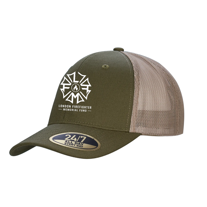 FIREFIGHTERS MEMORIAL FUND EMBROIDERED TRUCKER CAP