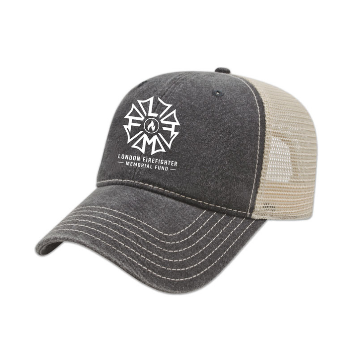 FIREFIGHTERS MEMORIAL FUND EMBROIDERED VINTAGE TRUCKER CAP