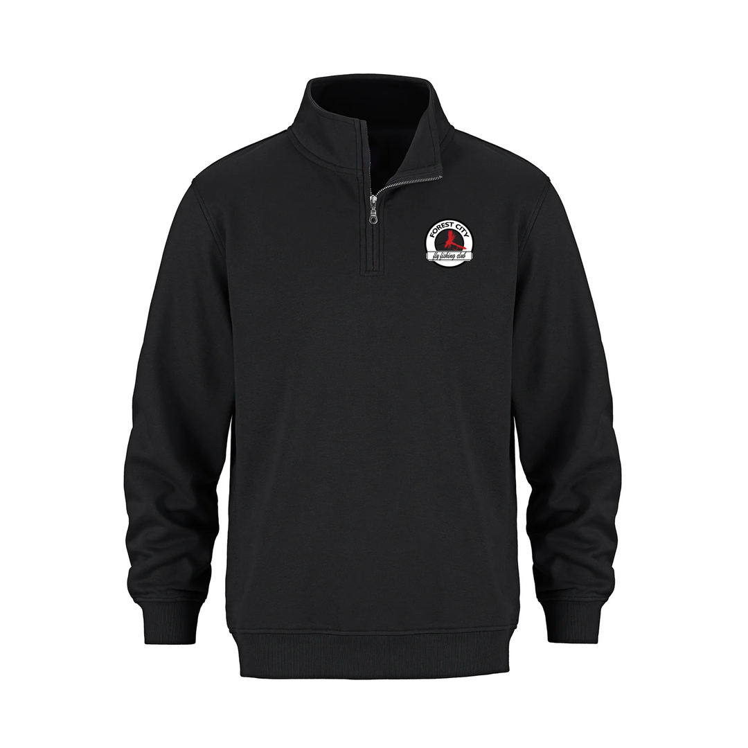 FLY FISHING CLUB EMBROIDERED 1/4 ZIP (UNISEX)