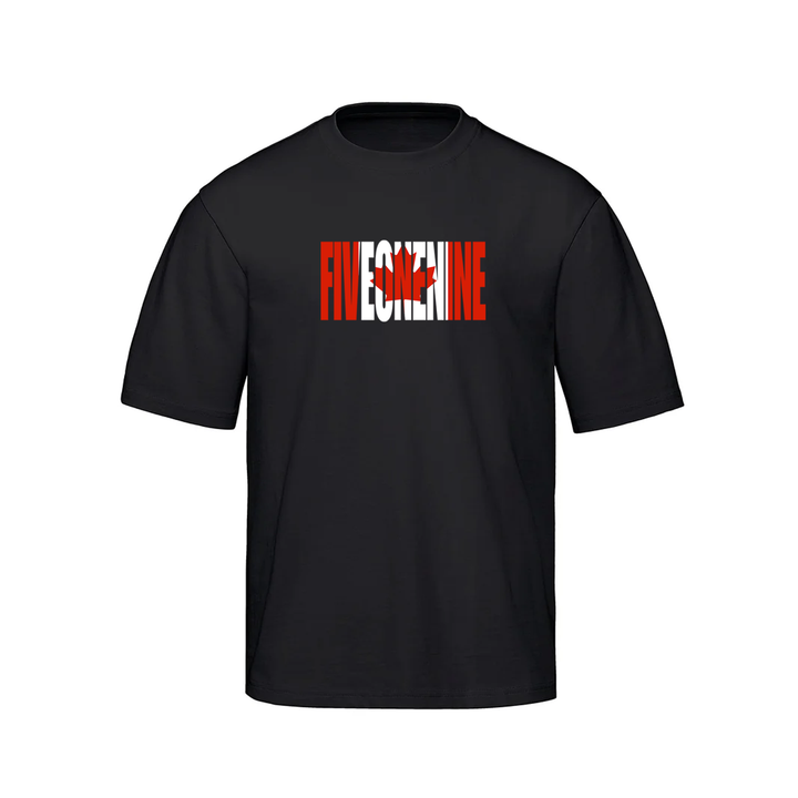 CANADIAN FLAG OVERSIZED TEE (UNISEX)