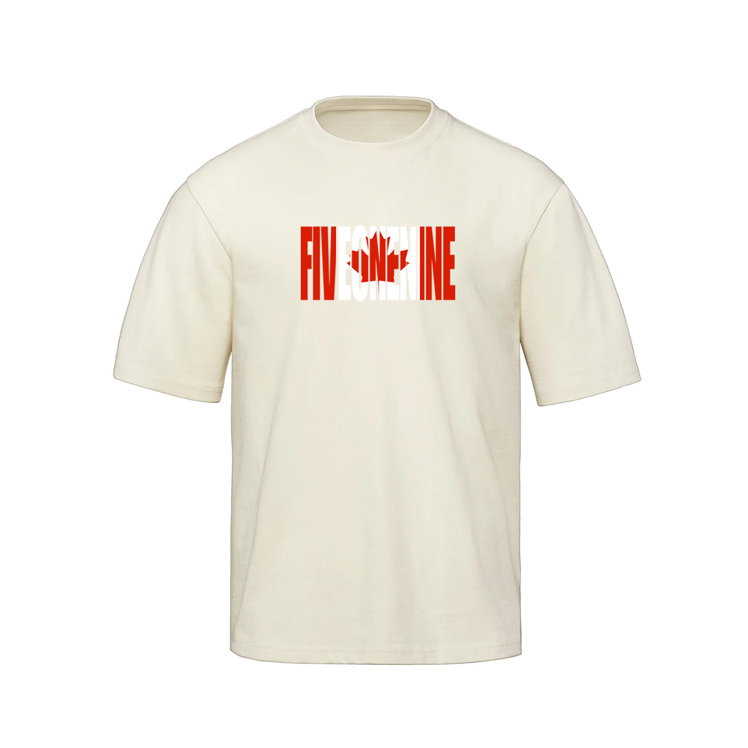 CANADIAN FLAG OVERSIZED TEE (UNISEX)