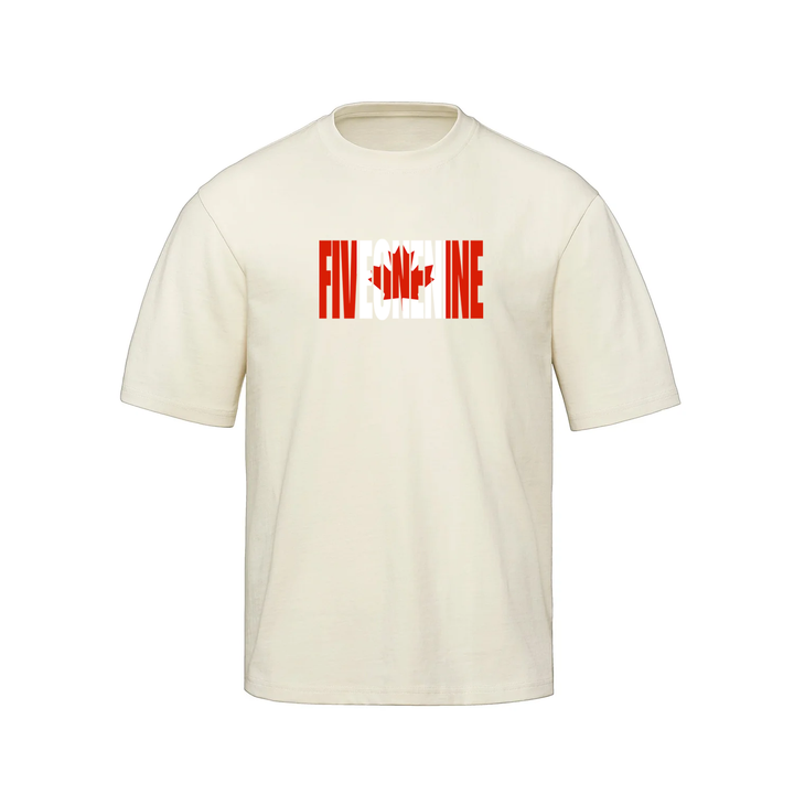 CANADIAN FLAG OVERSIZED TEE (UNISEX)