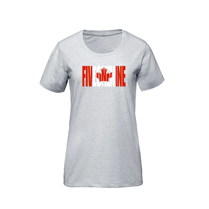 CANADIAN FLAG PREMIUM TEE (WOMENS)