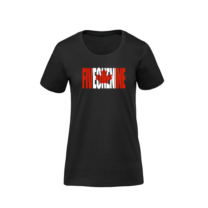 CANADIAN FLAG PREMIUM TEE (WOMENS)