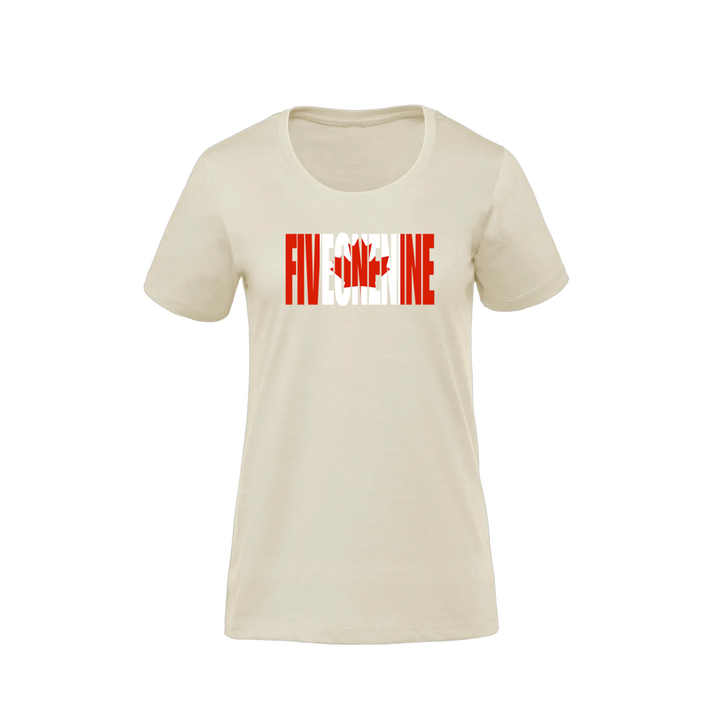 CANADIAN FLAG PREMIUM TEE (WOMENS)