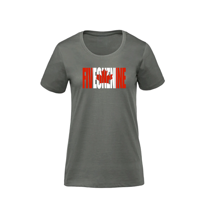 CANADIAN FLAG PREMIUM TEE (WOMENS)