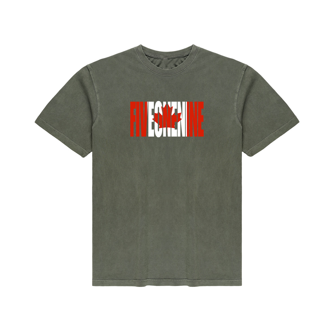 CANADIAN FLAG VINTAGE TEE (UNISEX)