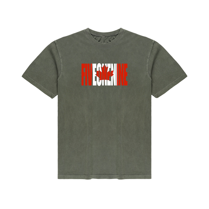 CANADIAN FLAG VINTAGE TEE (UNISEX)
