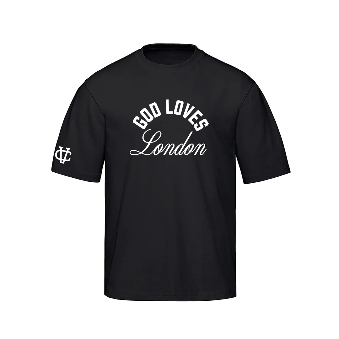 GOD LOVES LONDON OVERSIZED TEE (UNISEX)