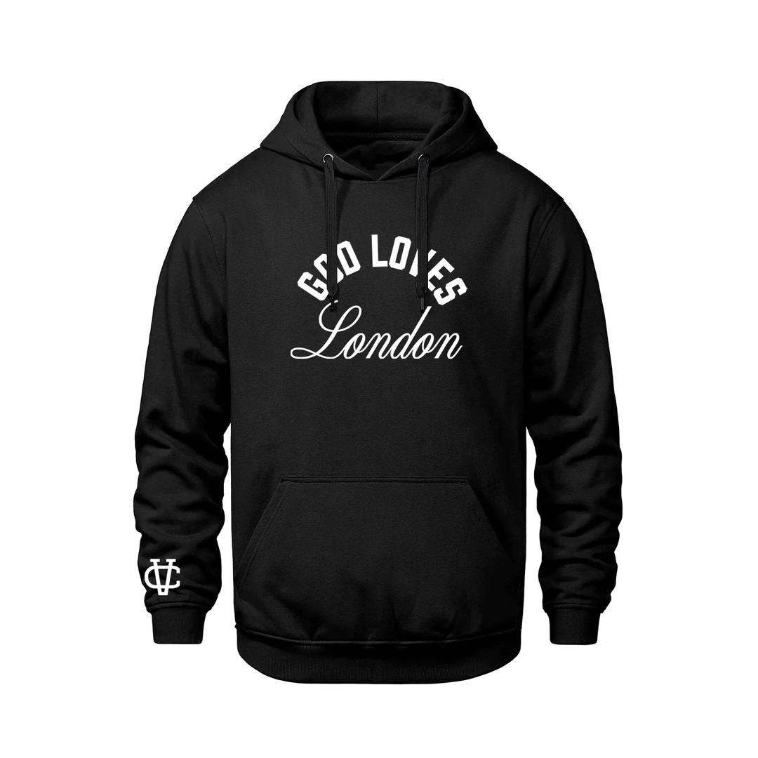 GOD LOVES LONDON HOODIE (UNISEX)