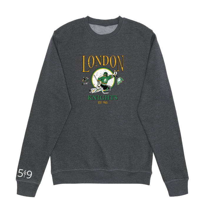 KNIGHTS VINTAGE GOALIE CREW (UNISEX)