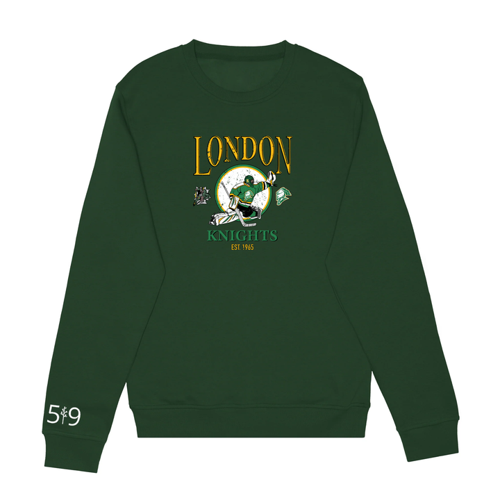 KNIGHTS VINTAGE GOALIE CREW (UNISEX)