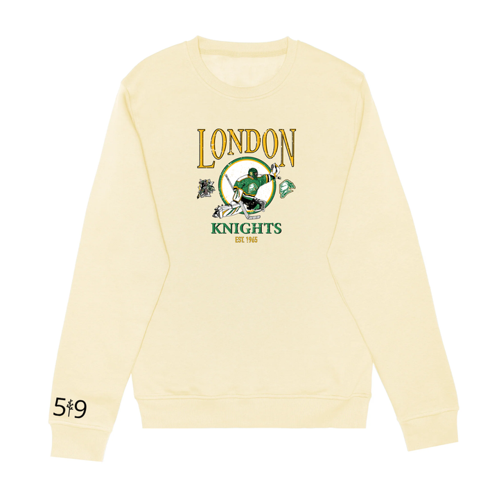 KNIGHTS VINTAGE GOALIE CREW (UNISEX)