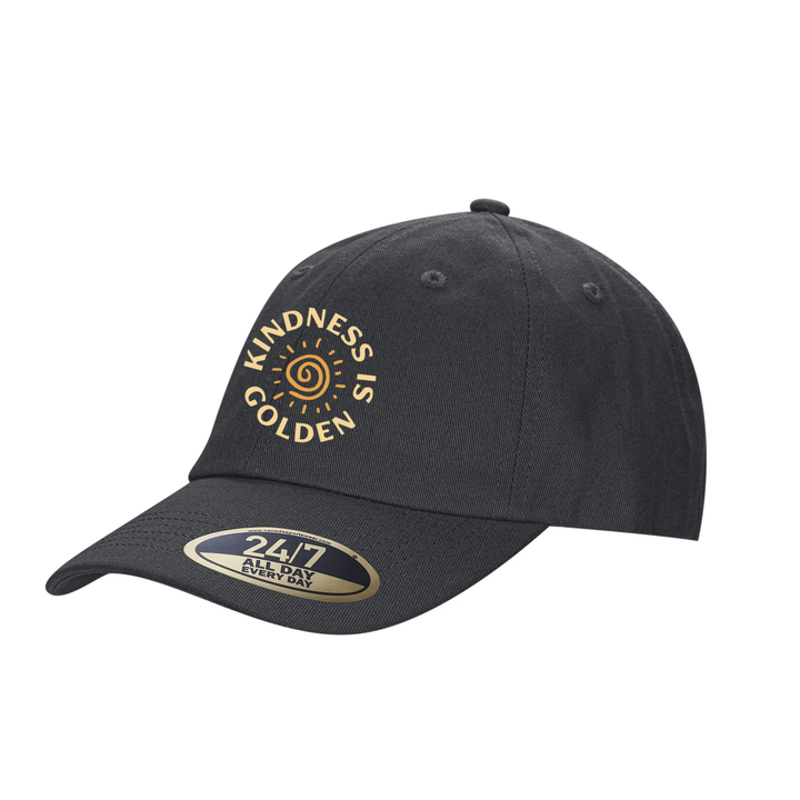 KINDNESS IS GOLDEN EMBROIDERED DAD CAP