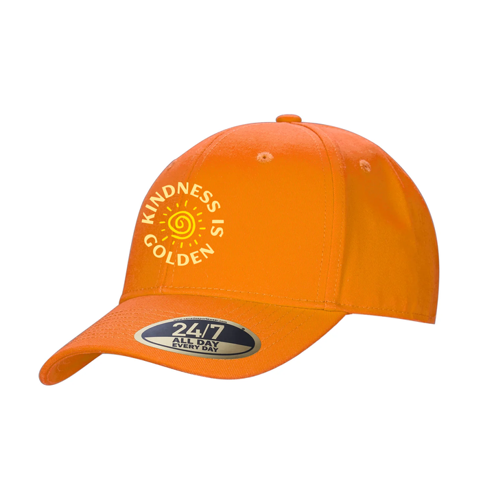 KINDNESS IS GOLDEN EMBROIDERED SNAPBACK CAP
