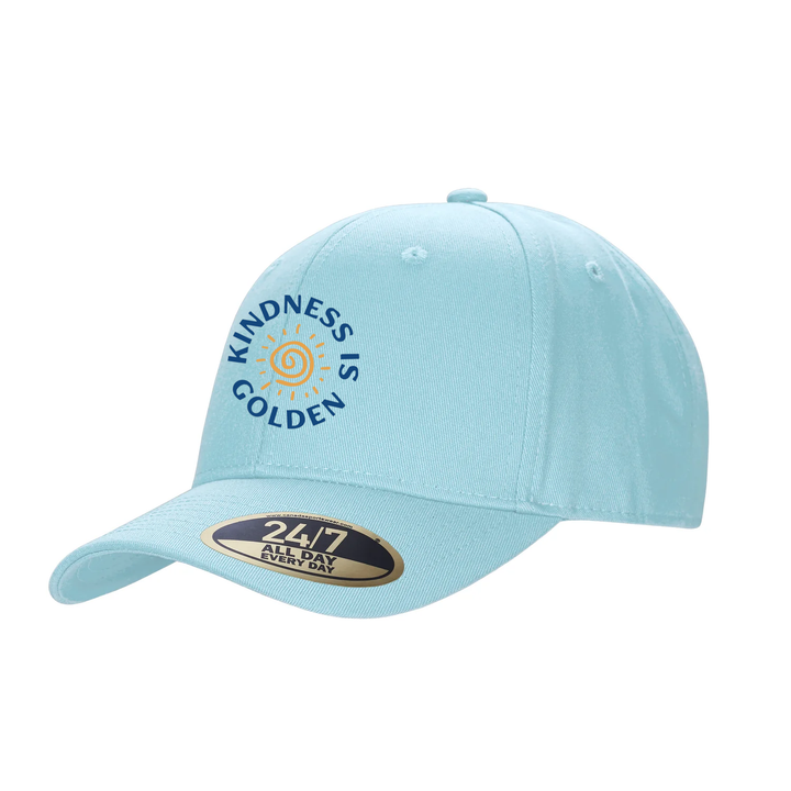KINDNESS IS GOLDEN EMBROIDERED SNAPBACK CAP