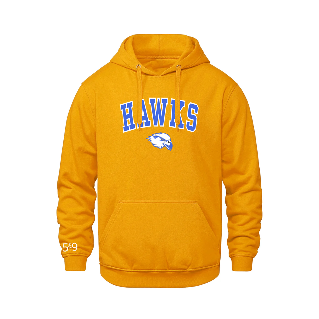 HILLCREST HAWKS VARSITY HOODIE (UNISEX)