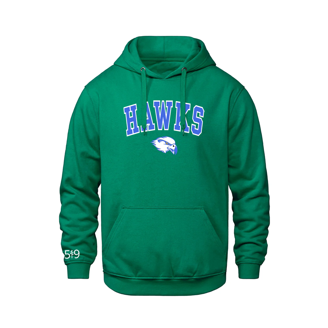 HILLCREST HAWKS VARSITY HOODIE (UNISEX)