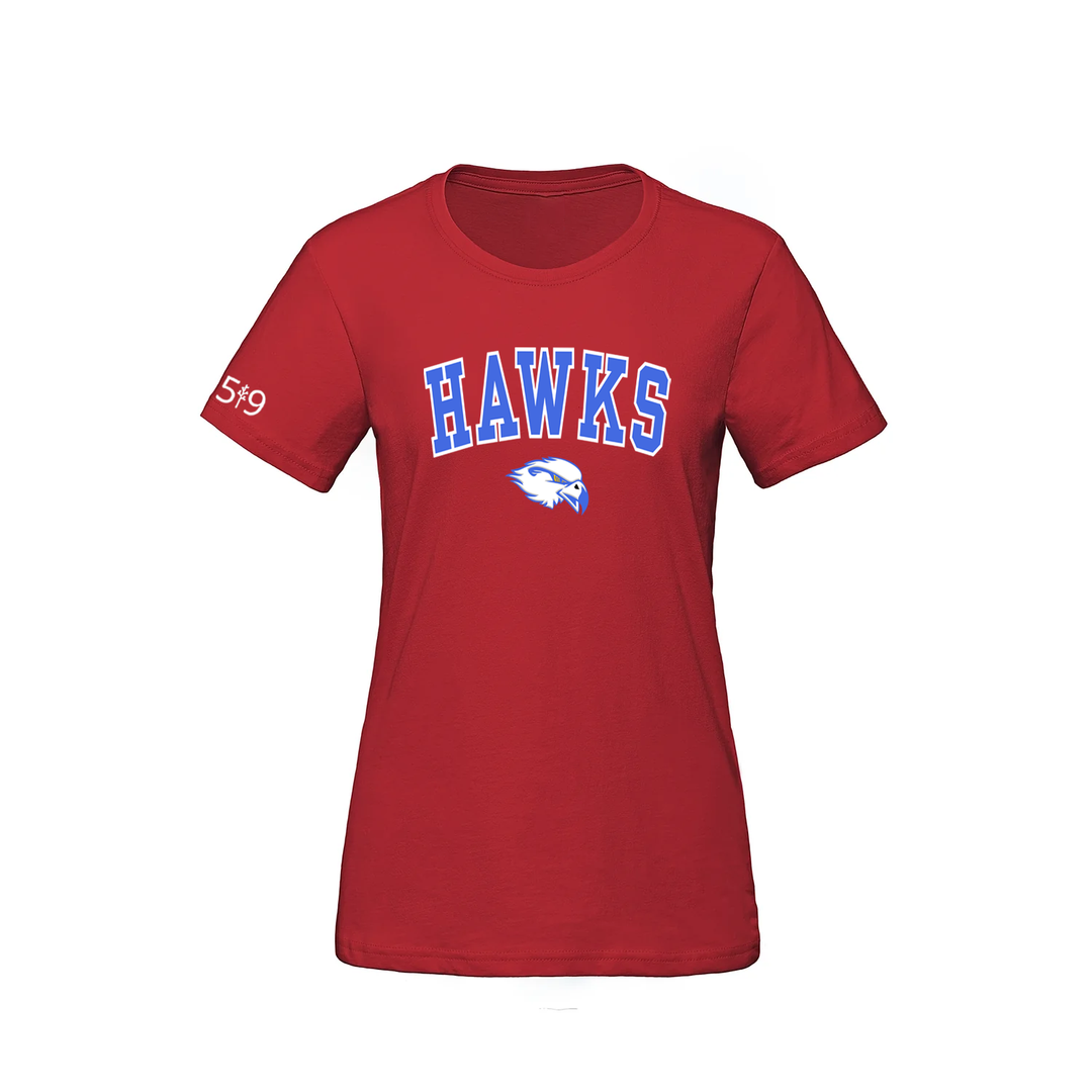 HILLCREST HAWKS VARSITY TEE (WOMENS)