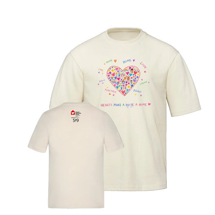 DRAWN FROM THE HEART OVERSIZED TEE (UNISEX)