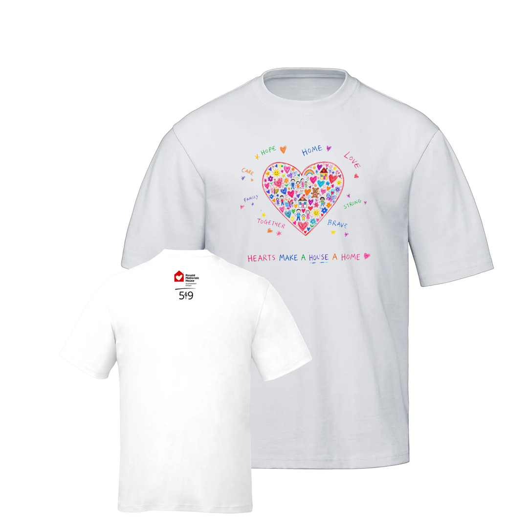 DRAWN FROM THE HEART OVERSIZED TEE (UNISEX)