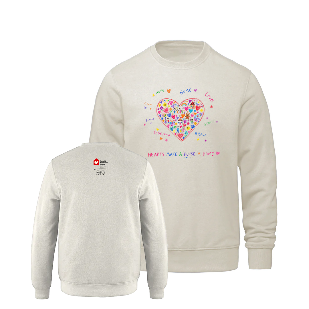 DRAWN FROM THE HEART CREW (UNISEX)