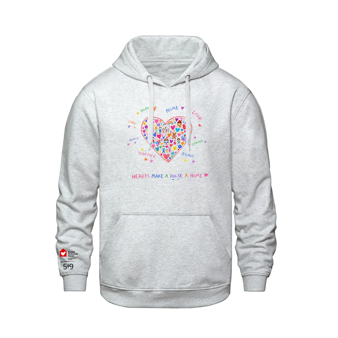 DRAWN FROM THE HEART HOODIE (UNISEX)